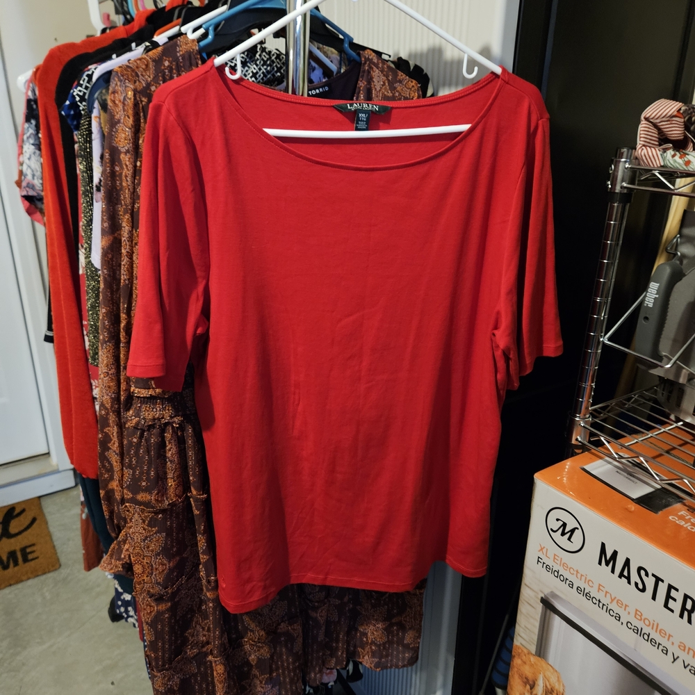 Polo by Ralph Lauren Red Short Sleeve Tee